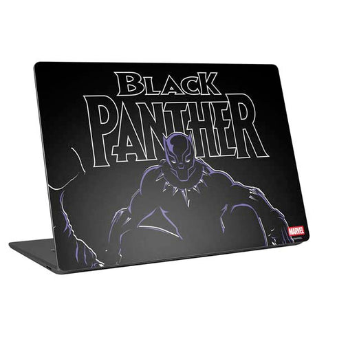 Marvel Black Panther Night Time Watch Universal Laptop 13in (10.6 x 7.6in) Skin